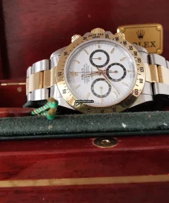 Excellent Clone Rolex Daytona 16523 Caliber 4030 Automatic Movement 40mm Gold/steel Case Mens/unisex Watch