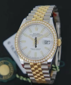 Terrific Replica Rolex Datejust 126283rbr Automatic Movement 36mm Gold/steel Case Mens/unisex Watch