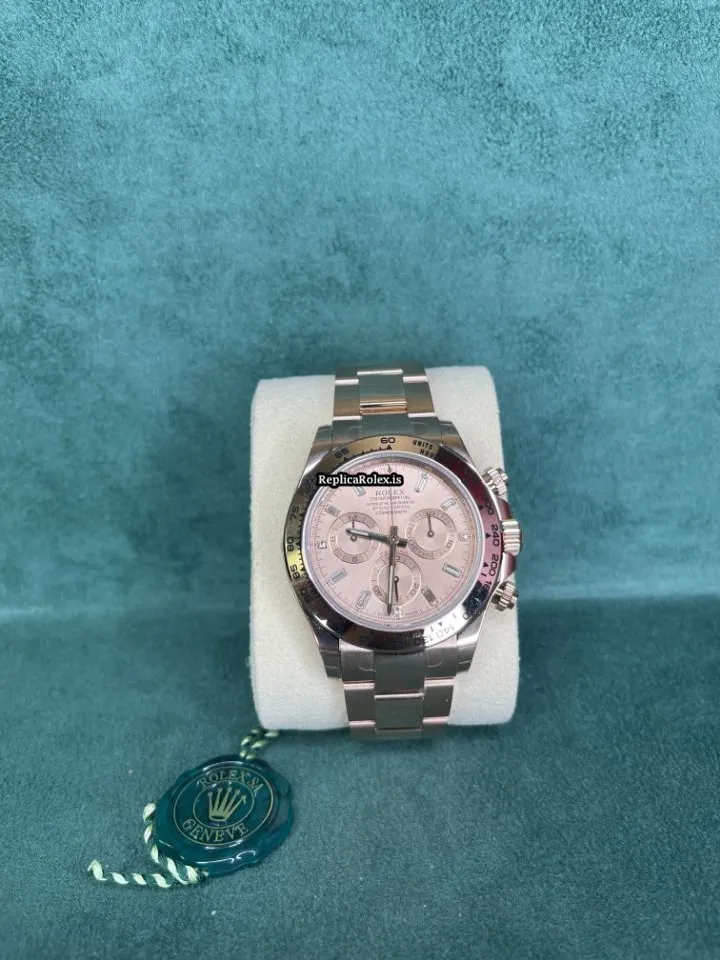 Luxury Replica Rolex Daytona 116505 Caliber 4130 Automatic Movement 40mm Rose Gold Case Mens/unisex Watch