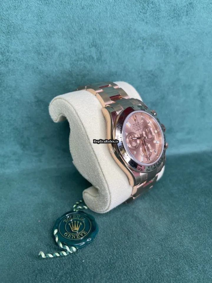 Luxury Replica Rolex Daytona 116505 Caliber 4130 Automatic Movement 40mm Rose Gold Case Mens/unisex Watch - Image 2