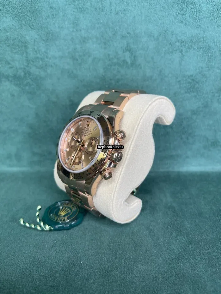 Luxury Replica Rolex Daytona 116505 Caliber 4130 Automatic Movement 40mm Rose Gold Case Mens/unisex Watch - Image 3
