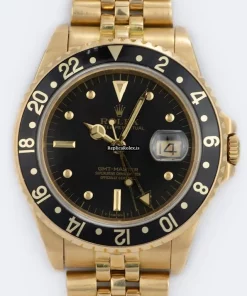 Excellent Replica Rolex Gmt-master 16758 Caliber 3075 Automatic Movement 40mm Yellow Gold Case Mens/unisex Watch