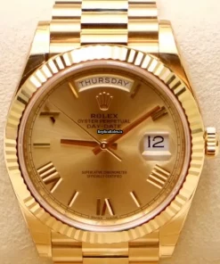 Good Replica Rolex Day-date 40 228238 Automatic Movement 40mm Yellow Gold Case Mens/unisex Watch