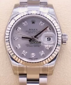 Great Fake Rolex Lady-datejust 179174 Caliber 2235 Automatic Movement 26mm Steel Case Womens Watch