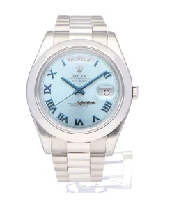 Terrific Replicas Rolex Day-date II 218206 Automatic Movement 41mm Platinum Case Mens/unisex Watch