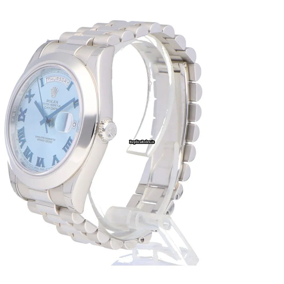 Terrific Replicas Rolex Day-date II 218206 Automatic Movement 41mm Platinum Case Mens/unisex Watch - Image 2