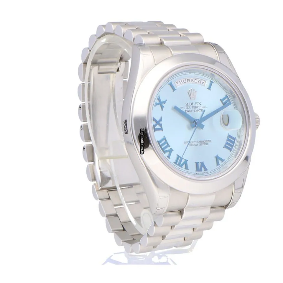 Terrific Replicas Rolex Day-date II 218206 Automatic Movement 41mm Platinum Case Mens/unisex Watch - Image 8