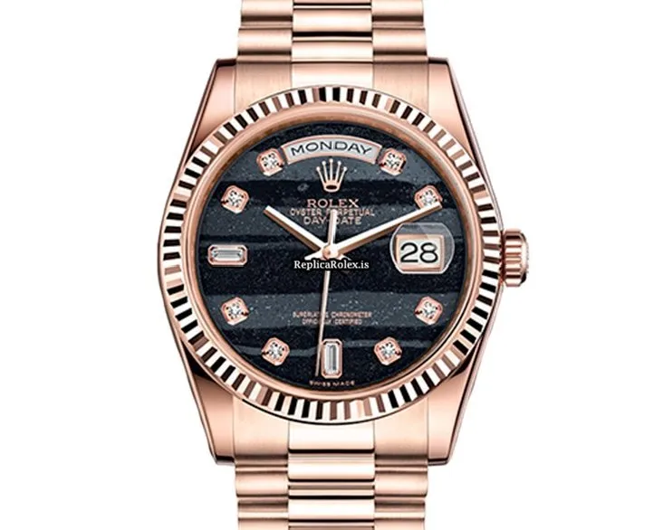 Superior Replica Rolex Day-date 36 118235f Automatic Movement 36mm Rose Gold Case Mens/unisex Watch