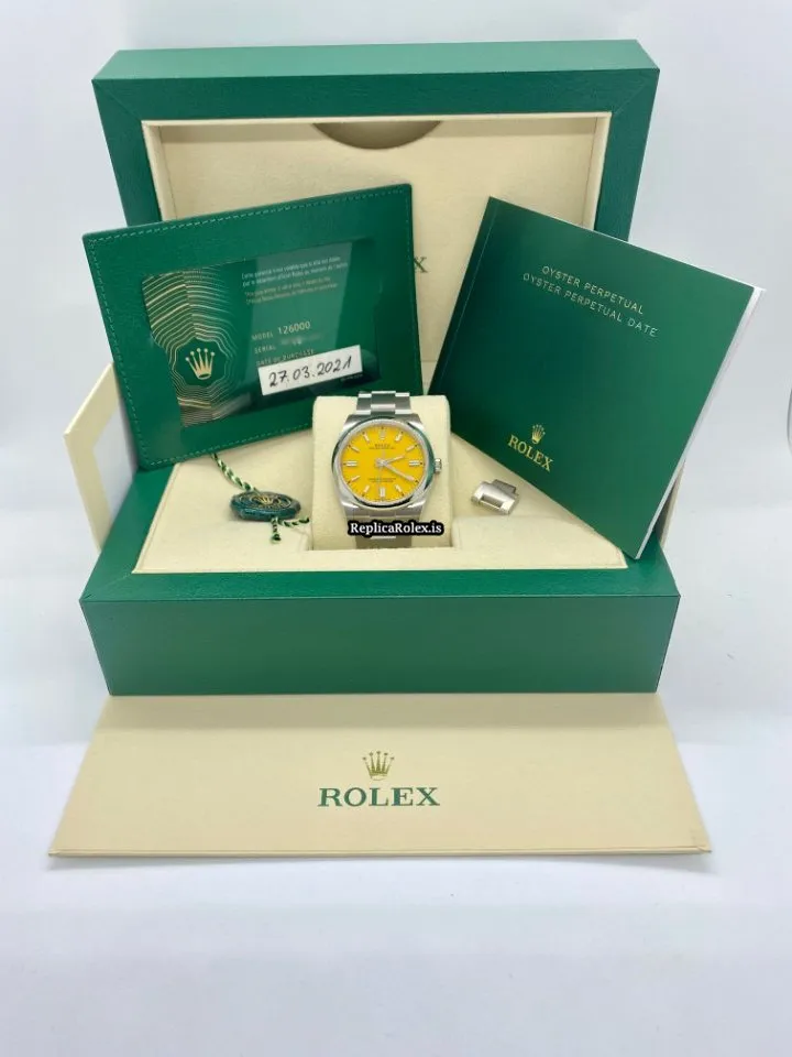 1:1 Fake Rolex Oyster Perpetual 36 126000 Caliber 3230 Automatic Movement 36mm Steel Case Mens/unisex Watch - Image 16