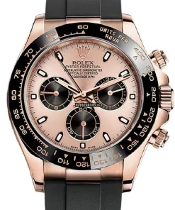 Wonderful Replica Rolex Daytona 116515ln Caliber 4130 Automatic Movement 40mm Rose Gold Case Mens/unisex Watch