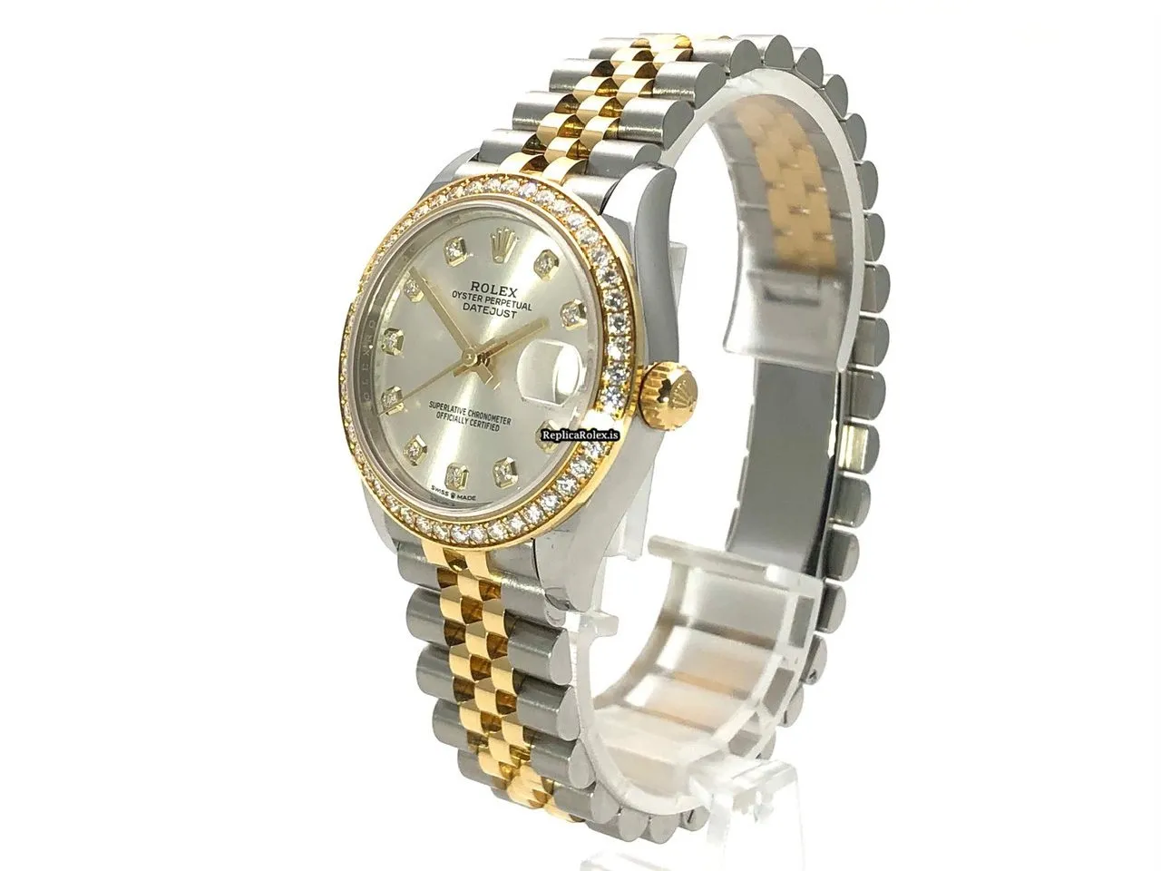 Cool Replica Rolex Datejust 278383rbr Caliber 2236 Automatic Movement 31mm Steel Case Womens Watch - Image 2