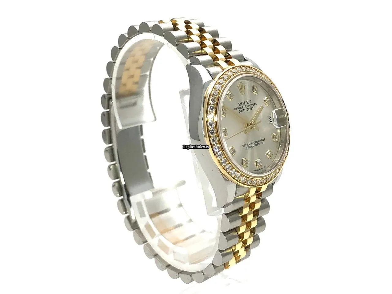 Cool Replica Rolex Datejust 278383rbr Caliber 2236 Automatic Movement 31mm Steel Case Womens Watch - Image 3