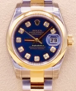 Fabulous Replica Rolex Lady-datejust 179163 Caliber 2235 Automatic Movement 26mm Gold/steel Case Womens Watch