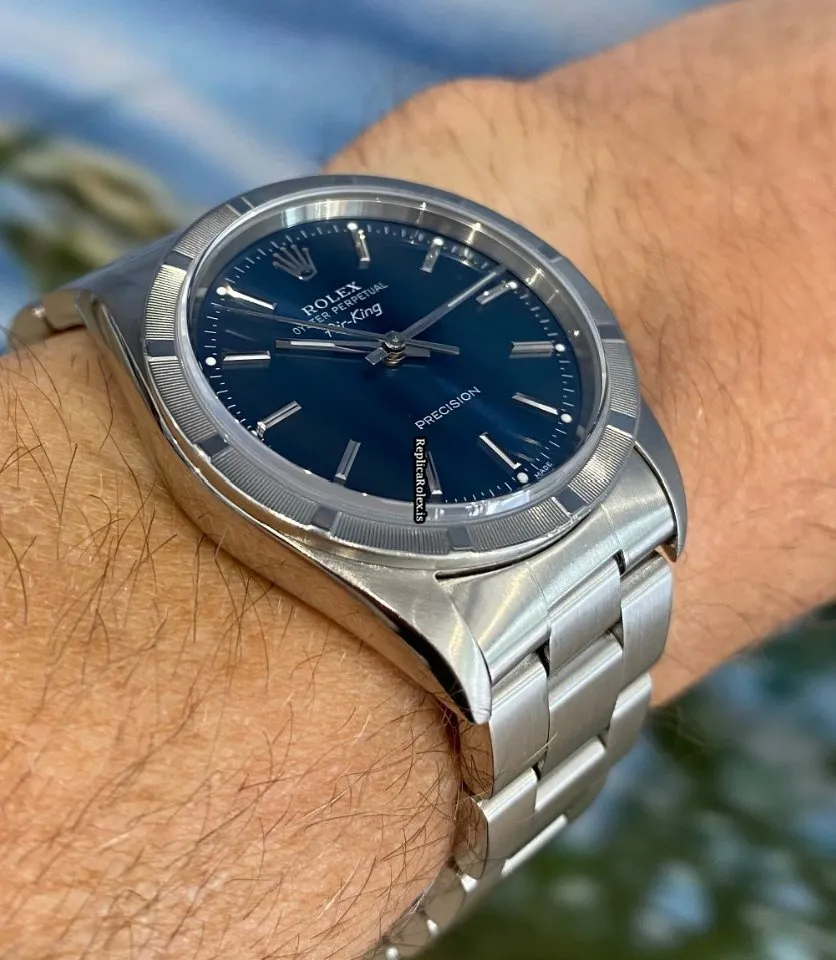 Incredible Knockoff Rolex Air King Precision 14010 Caliber 3000 Automatic Movement 34mm Steel Case Mens/unisex Watch - Image 11