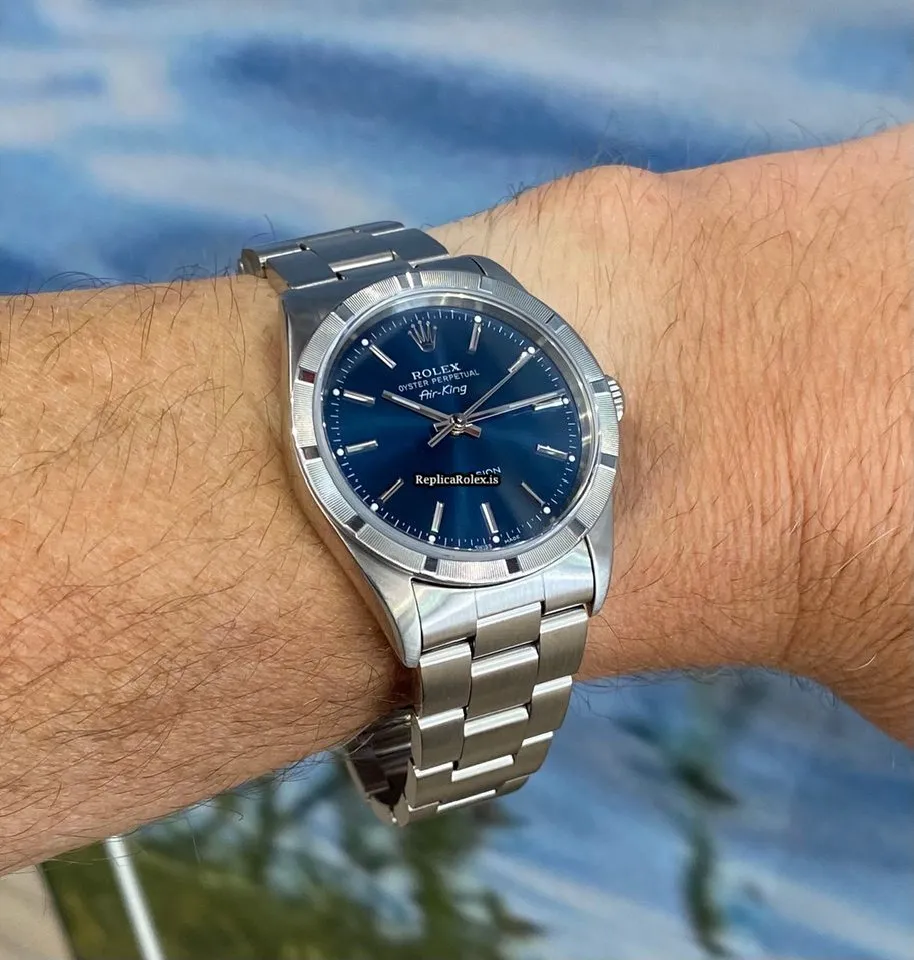 Incredible Knockoff Rolex Air King Precision 14010 Caliber 3000 Automatic Movement 34mm Steel Case Mens/unisex Watch - Image 14