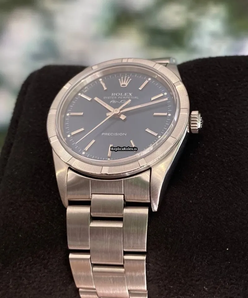 Incredible Knockoff Rolex Air King Precision 14010 Caliber 3000 Automatic Movement 34mm Steel Case Mens/unisex Watch - Image 2