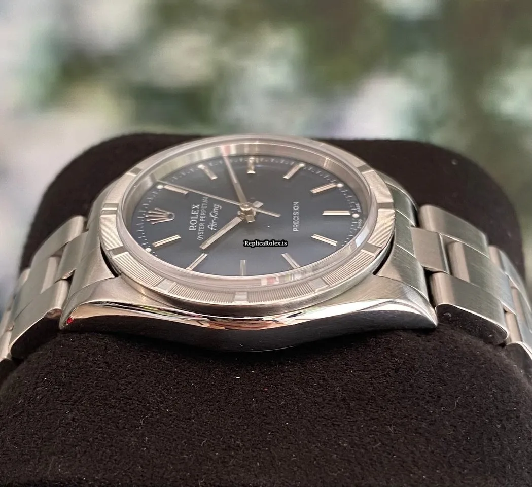 Incredible Knockoff Rolex Air King Precision 14010 Caliber 3000 Automatic Movement 34mm Steel Case Mens/unisex Watch - Image 3