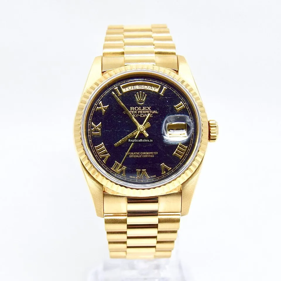 Wholesale Clone Rolex Day-date 36 18238 Caliber 3155 Automatic Movement 36mm Yellow Gold Case Mens/unisex Watch