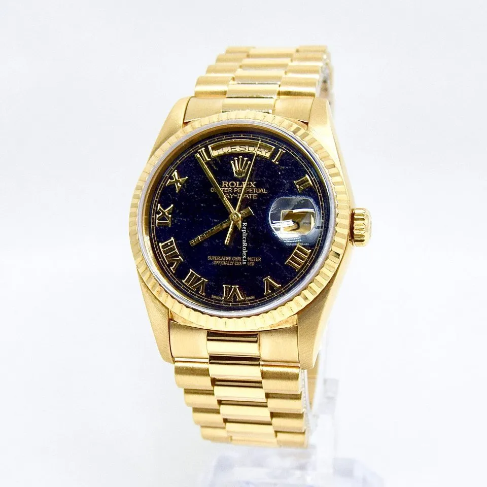 Wholesale Clone Rolex Day-date 36 18238 Caliber 3155 Automatic Movement 36mm Yellow Gold Case Mens/unisex Watch - Image 2