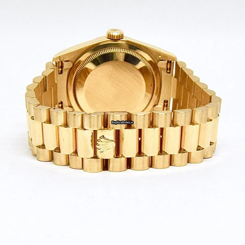 Wholesale Clone Rolex Day-date 36 18238 Caliber 3155 Automatic Movement 36mm Yellow Gold Case Mens/unisex Watch - Image 4