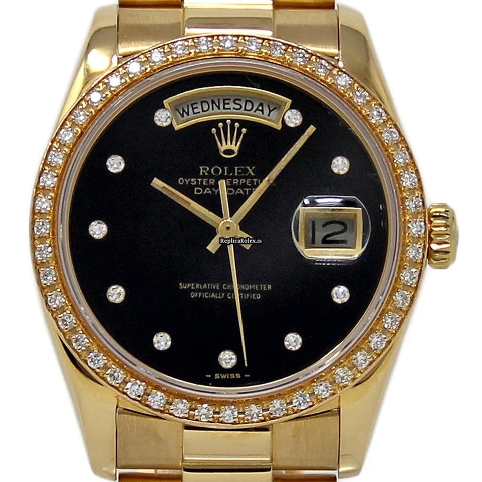 Great Replica Rolex Day-date 36 18038 Automatic Movement 36mm Yellow Gold Case Mens/unisex Watch