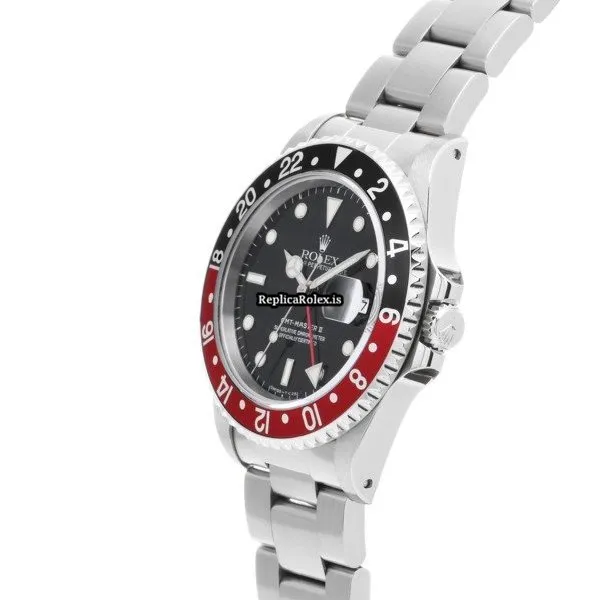 Excellent Replica Rolex Gmt-master II 16710 Caliber 3185 Automatic Movement 40mm Steel Case Watch - Image 2