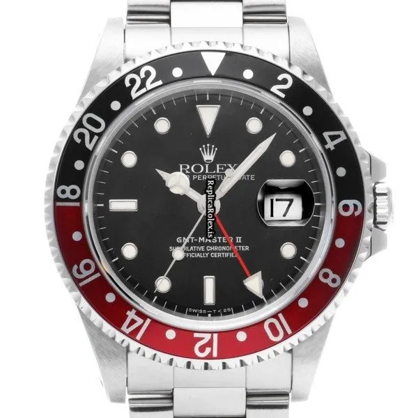 Excellent Replica Rolex Gmt-master II 16710 Caliber 3185 Automatic Movement 40mm Steel Case Watch - Image 5