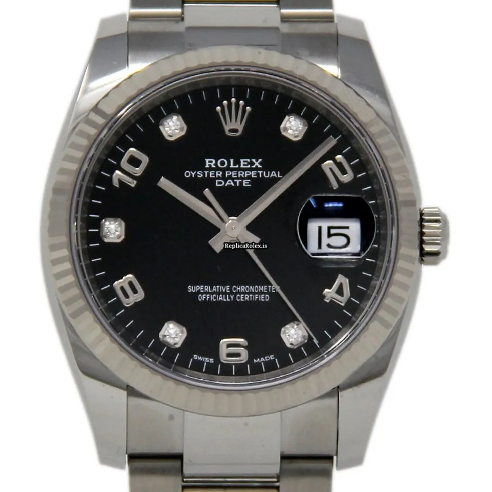 Recommend Clone Rolex Oyster Perpetual Date 115234 Caliber 3135 Automatic Movement 34mm Steel Case Womens Watch