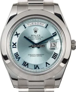 Great Fake Rolex Day-date II 218206 Caliber 3156 Automatic Movement 41mm Platinum Case Mens/unisex Watch