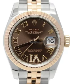 Amazing Fake Rolex Lady-datejust 179171 Caliber 2235 Automatic Movement 26mm Gold/steel Case Womens Watch