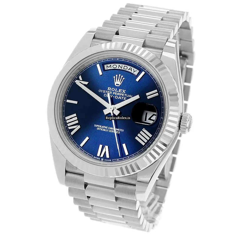 Appealing Copies Rolex Day-date 40 228239 Automatic Movement 40mm White Gold Case Mens/unisex Watch