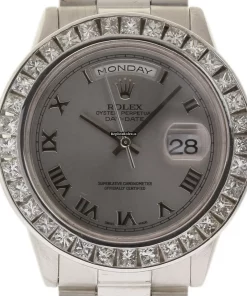 Lovely Replica Rolex Day-date 36 118239 Caliber 3155 Automatic Movement 36mm White Gold Case Mens/unisex Watch