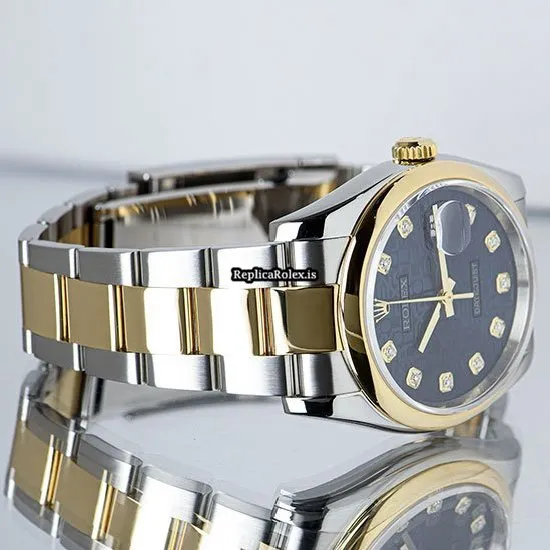 Discount Replica Rolex Datejust 116203 Automatic Movement 36mm Gold/steel Case Mens/unisex Watch - Image 7