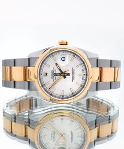 Amazing Replica Rolex Datejust 116203 Automatic Movement 36mm Gold/steel Case Mens/unisex Watch