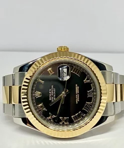 Top Fake Rolex Datejust II 116333 Caliber 3136 Automatic Movement 41mm Gold/steel Case Mens/unisex Watch