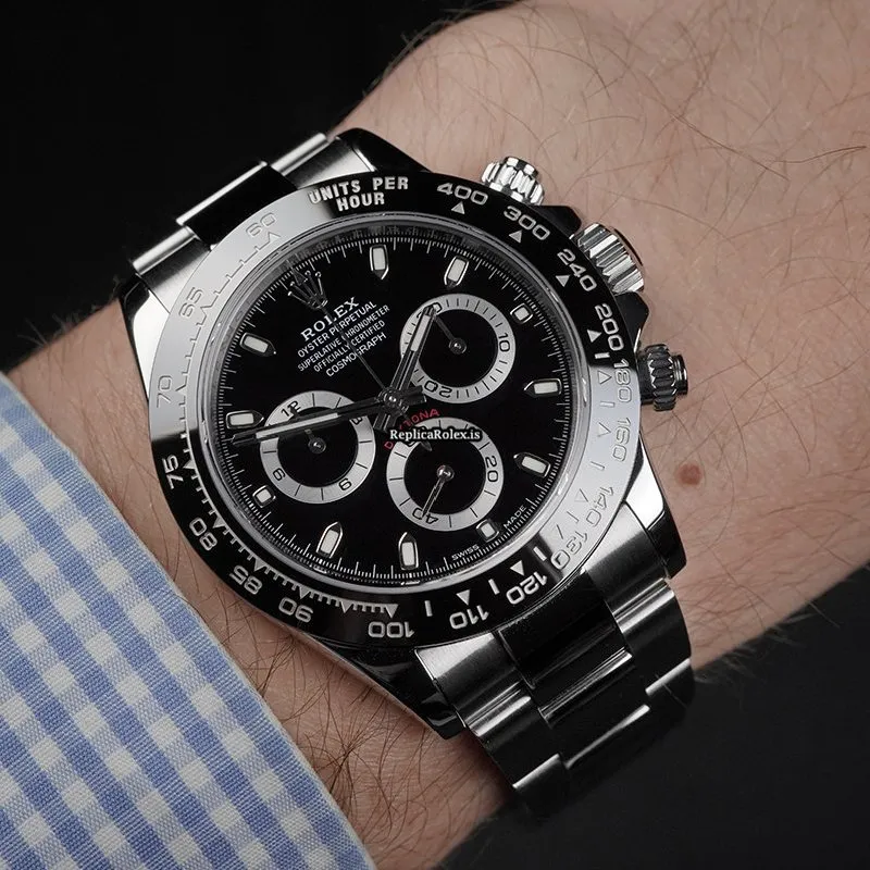 Good Replica Rolex Daytona 116500ln 40mm Steel Case Mens/unisex Watch - Image 13