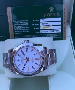 Cool Replica Rolex Milgauss 116400 Caliber 3131 Automatic Movement 40mm Steel Case Mens/unisex Watch
