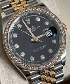 Design Replicas Rolex Datejust 126283rbr Caliber 3235 Automatic Movement 36mm Gold/steel Case Mens/unisex Watch
