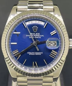 Wholesale Replica Rolex Day-date 40 228239 Caliber 3255 Automatic Movement 40mm White Gold Case Mens/unisex Watch