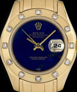 Unique Fake Rolex Lady-datejust Pearlmaster Caliber 2135 Automatic Movement 29mm Yellow Gold Case Womens Watch