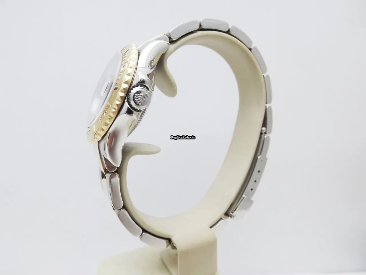 Superior Copies Rolex Yacht-master 169623 Caliber 2235 Automatic Movement 29mm Gold/steel Case Womens Watch - Image 5