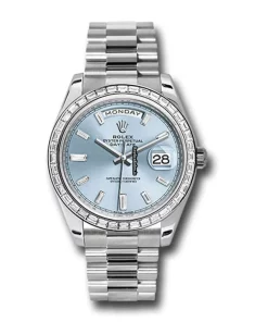 High-end Fakes Rolex Day-date 40 228396tbr Caliber 3255 Automatic Movement 40mm Platinum Case Mens/unisex Watch