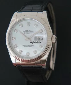 Incredible Copies Rolex Datejust 116139 Automatic Movement 36mm White Gold Case Mens/unisex Watch