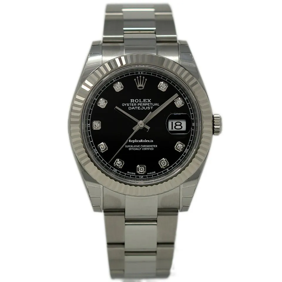 Distinctive Fake Rolex Datejust 126334 Caliber 3235 Automatic Movement 41mm Steel Case Mens/unisex Watch - Image 2