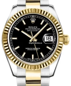 Wholesale Replica Rolex Lady-datejust 179173 Caliber 2235 Automatic Movement 26mm Gold/steel Case Womens Watch