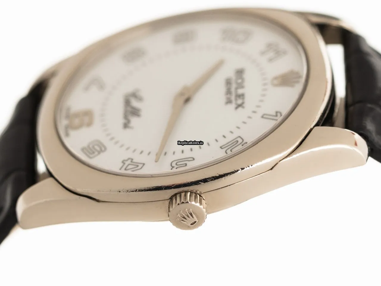 Amazing Fake Rolex Cellini Danaos Sep-33 Caliber 1602 Manual Winding Movement 33mm White Gold Case Mens/unisex Watch - Image 5