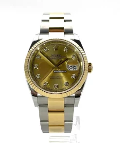 Quality Replica Rolex Datejust 126233 Caliber 3235 Automatic Movement 36mm Gold/steel Case Mens/unisex Watch