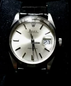 Stylish Fake Rolex Oyster Precision 6694 Caliber 1225 Manual Winding Movement 34x40mm Steel Case Mens/unisex Watch