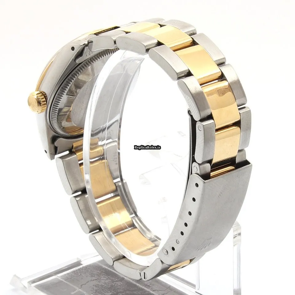 Defect Replica Rolex Oyster Perpetual 31 67483 Automatic Movement 31mm Gold/steel Case Watch - Image 5