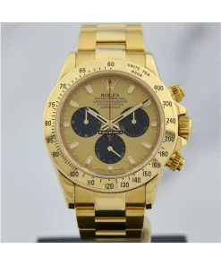 Cheap Replica Rolex Daytona 116528 Caliber 4130 Automatic Movement 40mm Yellow Gold Case Mens/unisex Watch